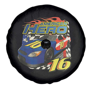 Vintage Americana Speed Legend 16 Tribute Spare Tire Cover American Hero #16 Stock Car Memorial - Print Your Wear
