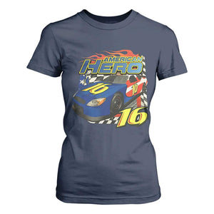 Vintage Americana Speed Legend 16 Tribute T Shirt For Women American Hero #16 Stock Car Memorial - Print Your Wear