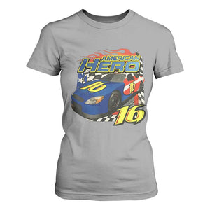 Vintage Americana Speed Legend 16 Tribute T Shirt For Women American Hero #16 Stock Car Memorial - Print Your Wear