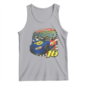 Vintage Americana Speed Legend 16 Tribute Tank Top American Hero #16 Stock Car Memorial - Print Your Wear