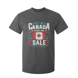 Canada Is Not For Sale T Shirt For Kid TS02 Dark Heather Print Your Wear