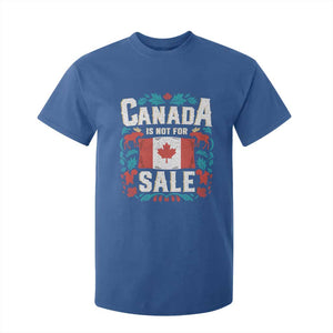 Canada Is Not For Sale T Shirt For Kid TS02 Royal Blue Print Your Wear