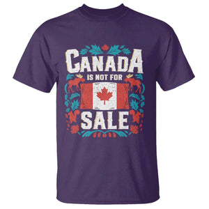 Canada Is Not For Sale T Shirt TS02 Purple Print Your Wear