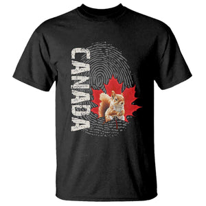 Canada Pride T Shirt Maple Leaf Squirrel Canadian Roots TS02 Black Print Your Wear