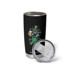 Funny St.Patrick's Day Raccoon Tumbler Cup Patrick Drinking Irish TS02 Print Your Wear