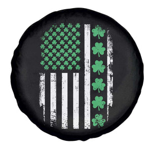 American Shamrock Flag Spare Tire Cover Lucky St Patricks Day TS02 Print Your Wear