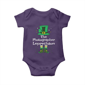 The Photographer Leprechaun Matching Group Baby Onesie Festive St Patricks Day Squad Photographers TS02 Purple Print Your Wear