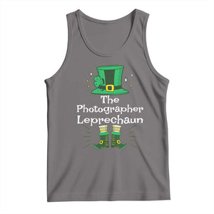 The Photographer Leprechaun Matching Group Tank Top Festive St Patricks Day Squad Photographers TS02 Deep Heather Print Your Wear