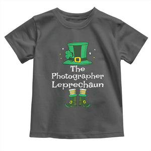 The Photographer Leprechaun Matching Group Toddler T Shirt Festive St Patricks Day Squad Photographers TS02 Dark Heather Print Your Wear