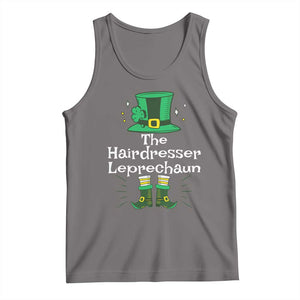 The Hairdresser Leprechaun Matching Group Tank Top Festive St Patricks Day Squad Hairdressers TS02 Deep Heather Print Your Wear