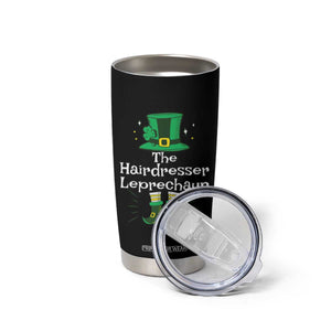 The Hairdresser Leprechaun Matching Group Tumbler Cup Festive St Patricks Day Squad Hairdressers TS02 Print Your Wear