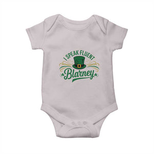 I Speak The Blarney Baby Onesie Funny Irish St. Patricks Day TS02 Ice Gray Print Your Wear