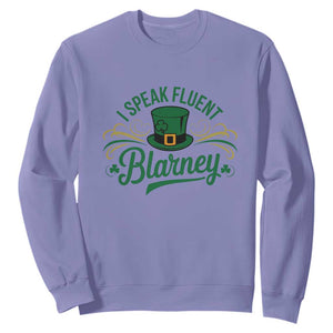 I Speak The Blarney Sweatshirt Funny Irish St. Patricks Day TS02 Violet Print Your Wear