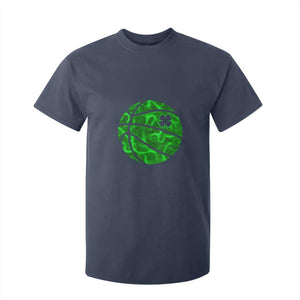 Lucky Shamrock Basketball T Shirt For Kid Clover Irish St Patrick's Day Sport Lover TS02 Navy Print Your Wear