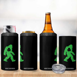 St Patricks Day Bigfoot 4 in 1 Can Cooler Tumbler Sasquatch Lucky Shamrock TS02 Print Your Wear