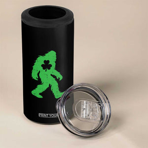 St Patricks Day Bigfoot 4 in 1 Can Cooler Tumbler Sasquatch Lucky Shamrock TS02 Print Your Wear