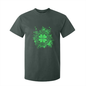 Celtic Knot Irish Shamrock T Shirt For Kid St Patricks Day TS02 Dark Forest Green Print Your Wear
