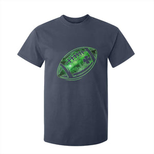 Lucky Shamrock Football T Shirt For Kid Irish Clover St Patricks Day Sport Lover TS02 Navy Print Your Wear