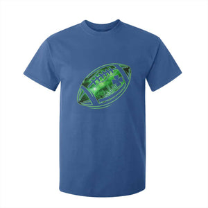 Lucky Shamrock Football T Shirt For Kid Irish Clover St Patricks Day Sport Lover TS02 Royal Blue Print Your Wear