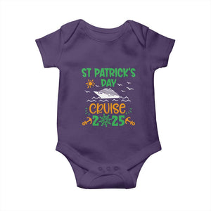 St Patricks Day Cruise Squad 2025 Matching Family Baby Onesie TS02 Purple Print Your Wear