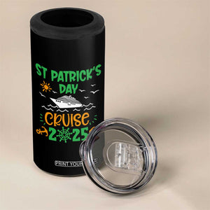 St Patricks Day Cruise Squad 2025 Matching Family 4 in 1 Can Cooler Tumbler TS02 Print Your Wear