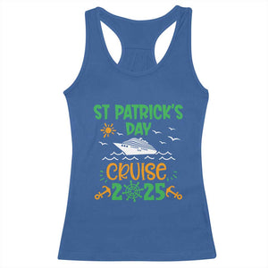 St Patricks Day Cruise Squad 2025 Matching Family Racerback Tank Top TS02 Royal Blue Print Your Wear