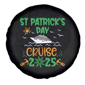 St Patricks Day Cruise Squad 2025 Matching Family Spare Tire Cover TS02 Print Your Wear