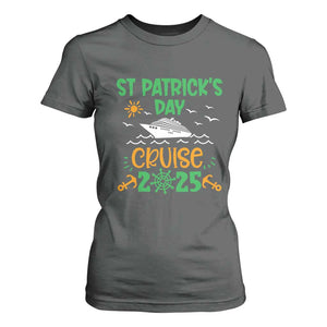 St Patricks Day Cruise Squad 2025 Matching Family T Shirt For Women TS02 Dark Heather Print Your Wear