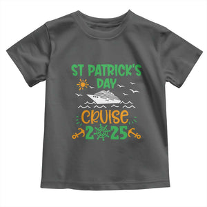 St Patricks Day Cruise Squad 2025 Matching Family Toddler T Shirt TS02 Dark Heather Print Your Wear
