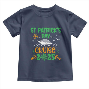 St Patricks Day Cruise Squad 2025 Matching Family Toddler T Shirt TS02 Navy Print Your Wear