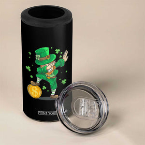 Cute Dabbing Leprechaun 4 in 1 Can Cooler Tumbler Funny St Patricks Day TS02 Print Your Wear