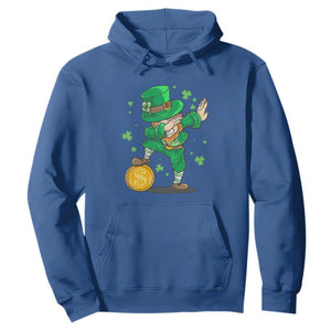 Cute Dabbing Leprechaun Hoodie Funny St Patricks Day TS02 Royal Blue Print Your Wear