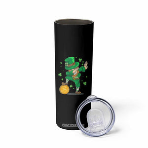 Cute Dabbing Leprechaun Skinny Tumbler Funny St Patricks Day TS02 Print Your Wear