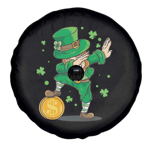 Cute Dabbing Leprechaun Spare Tire Cover Funny St Patricks Day TS02 Print Your Wear