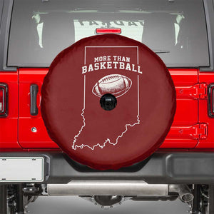 Indiana Football Era More Than Basketball Spare Tire Cover Hoosier State Fan Sports Pride TS02 Red Print Your Wear