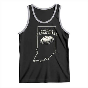 Indiana Football Era More Than Basketball Tank Top Hoosier State Fan Sports Pride TS02 Black Athletic Heather Print Your Wear