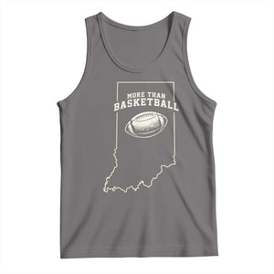 Indiana Football Era More Than Basketball Tank Top Hoosier State Fan Sports Pride TS02 Deep Heather Print Your Wear