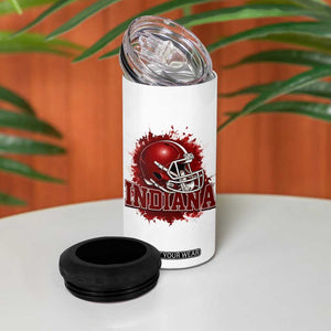 Indiana Game Day Energy 4 in 1 Can Cooler Tumbler Football Helmet Splash Hoosier State Sports Pride TS02 Print Your Wear