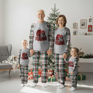 Indiana Game Day Energy Plaid Pajama Set Football Helmet Splash Hoosier State Sports Pride TS02 Christmas Plaid Print Your Wear