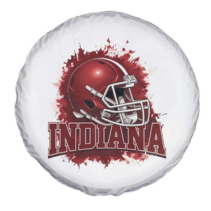 Indiana Game Day Energy Spare Tire Cover Football Helmet Splash Hoosier State Sports Pride TS02 Print Your Wear