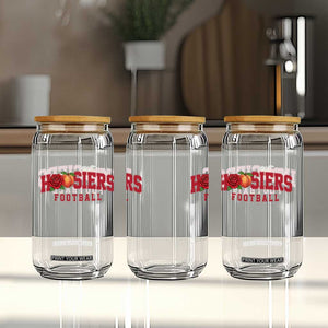 Hoosier State Pride Indiana Rose and Peach Glass Can Game Day Sports Pride TS02 Print Your Wear