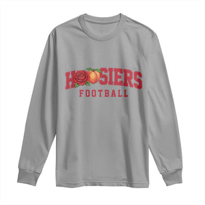 Hoosier State Pride Indiana Rose and Peach Long Sleeve Shirt Game Day Sports Pride TS02 Sport Gray Print Your Wear