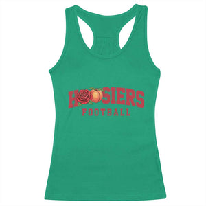 Hoosier State Pride Indiana Rose and Peach Racerback Tank Top Game Day Sports Pride TS02 Irish Green Print Your Wear