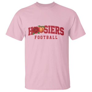 Hoosier State Pride Indiana Rose and Peach T Shirt Game Day Sports Pride TS02 Light Pink Print Your Wear