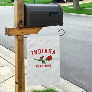 Indiana Champions Rose Hoosier State Graphic Garden Flag Game Day Sports Pride TS02 Print Your Wear