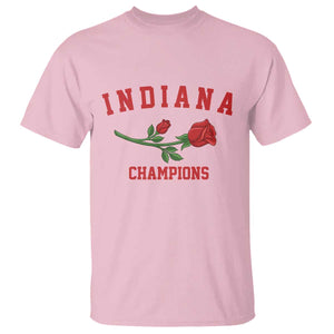 Indiana Champions Rose Hoosier State Graphic T Shirt Game Day Sports Pride TS02 Light Pink Print Your Wear
