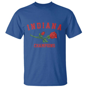 Indiana Champions Rose Hoosier State Graphic T Shirt Game Day Sports Pride TS02 Royal Blue Print Your Wear