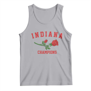 Indiana Champions Rose Hoosier State Graphic Tank Top Game Day Sports Pride TS02 Athletic Heather Print Your Wear
