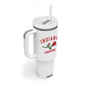 Indiana Champions Rose Hoosier State Graphic Tumbler With Handle Game Day Sports Pride TS02 Print Your Wear