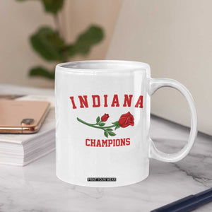 Indiana Champions Rose Hoosier State Graphic Coffee Mug Game Day Sports Pride TS02 Print Your Wear